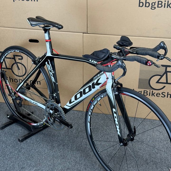 Used Look 576 Aero, Carbon Fiber Triathlon Bike, 50cm Small