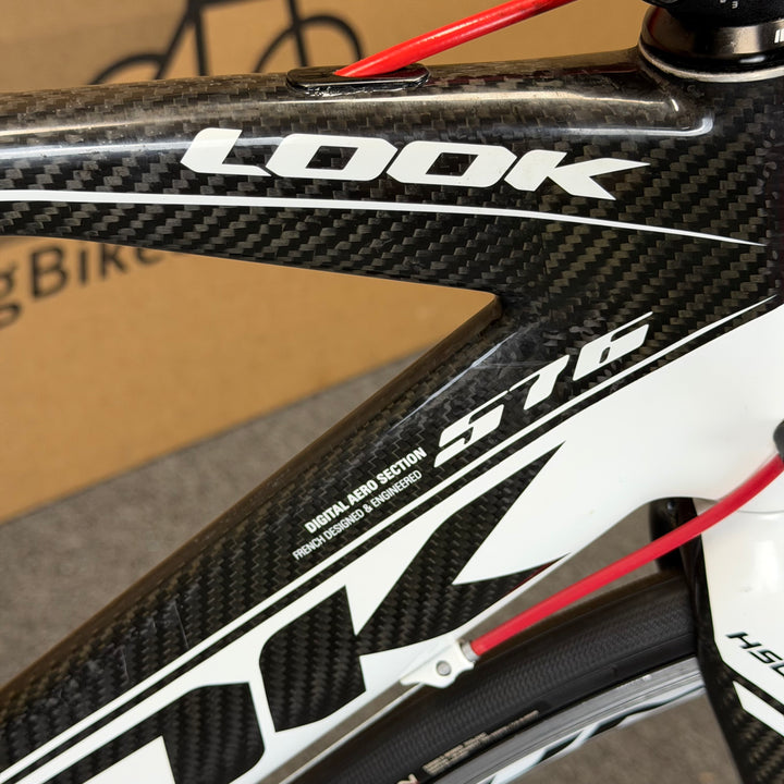 Used Look 576 Aero, Carbon Fiber Triathlon Bike, 50cm Small