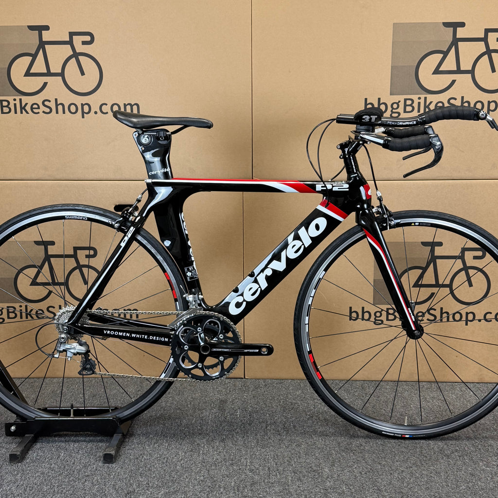 Used Cervelo P2, Carbon Fiber Triathlon Bike, 51cm