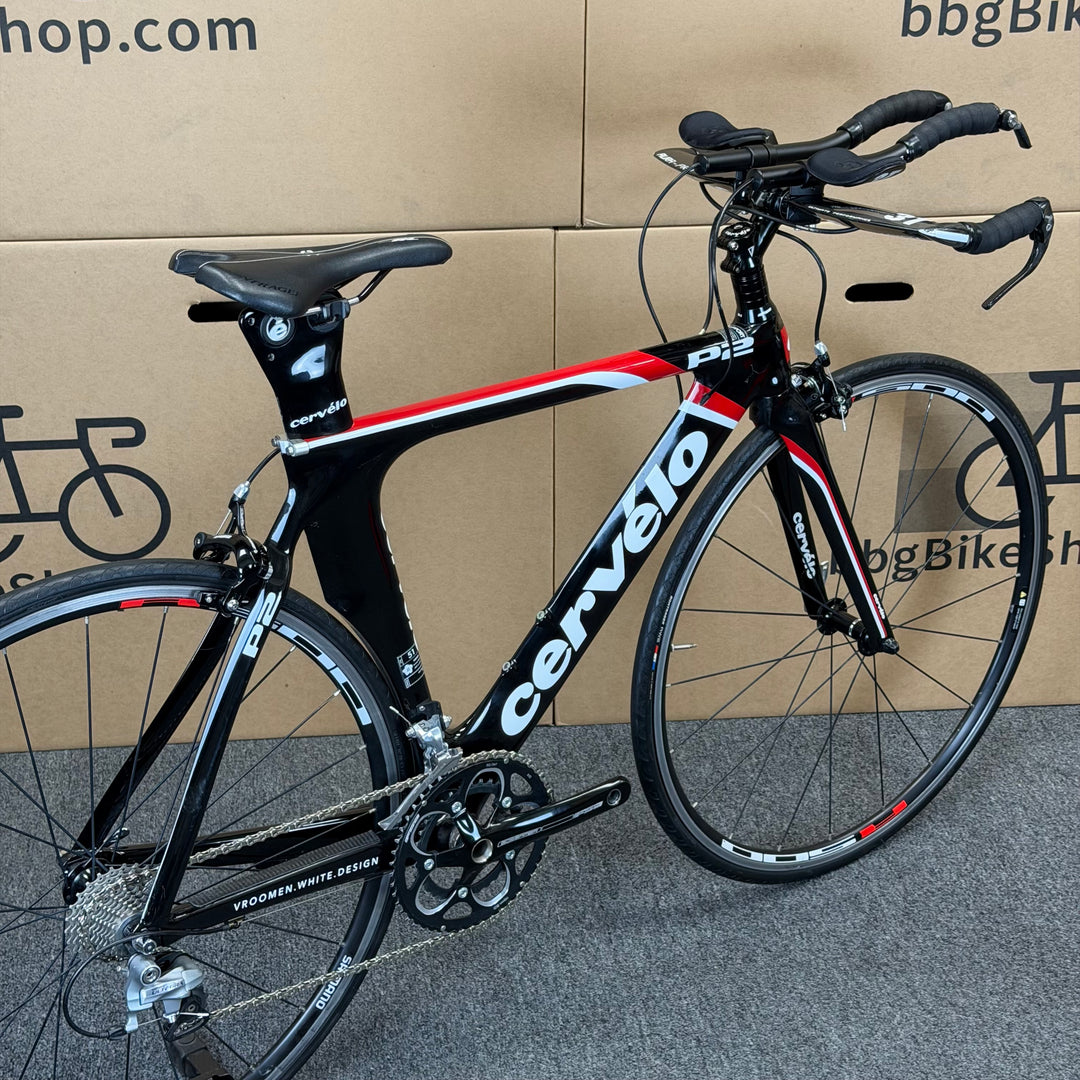 Used Cervelo P2, Carbon Fiber Triathlon Bike, 51cm