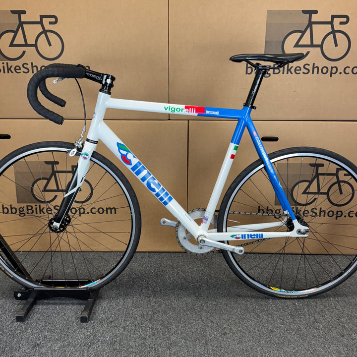 Used Cinelli Vigorelli Ellisse Magica, Columbus Alloy Track Fixed Gear Bike 58cm