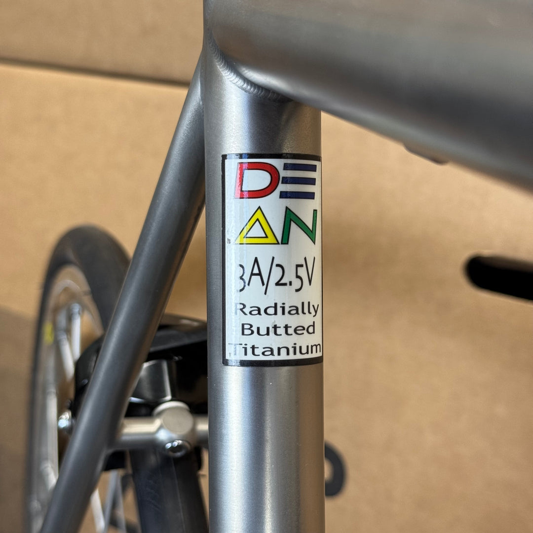 Used Dean, Titanium 3A/2.5V Road Bike, 11-speed Shimano 105, 58cm