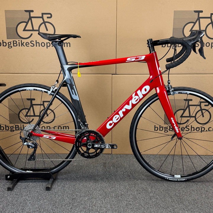 Used Cervelo S3, 11-speed Shimano Ultegra, Carbon Fiber Road Bike, 61cm