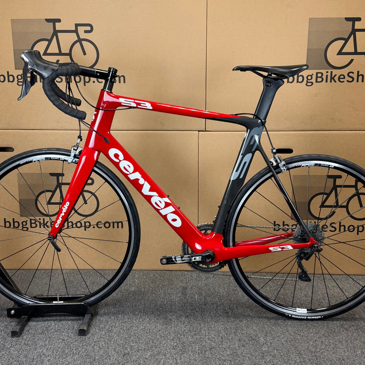 Used Cervelo S3, 11-speed Shimano Ultegra, Carbon Fiber Road Bike, 61cm