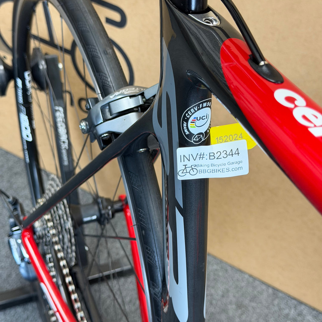 Used Cervelo S3, 11-speed Shimano Ultegra, Carbon Fiber Road Bike, 61cm