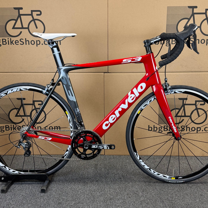 Used Cervelo S3, 11-speed Shimano Ultegra, Carbon Fiber Road Bike, 58cm