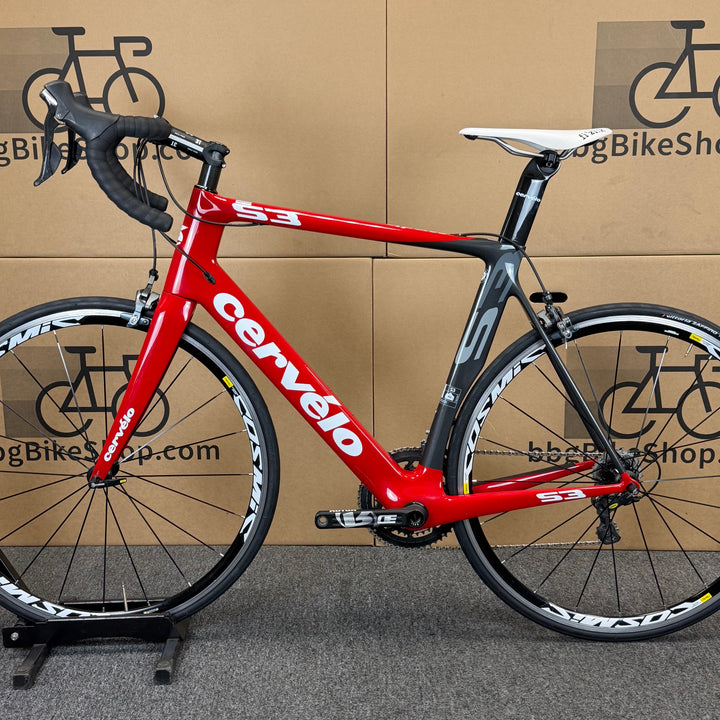 Used Cervelo S3, 11-speed Shimano Ultegra, Carbon Fiber Road Bike, 58cm