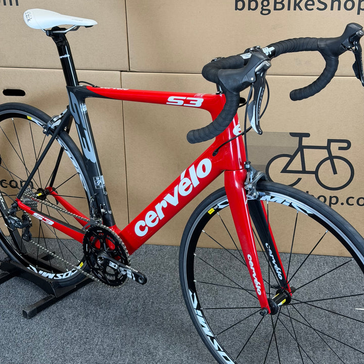 Used Cervelo S3, 11-speed Shimano Ultegra, Carbon Fiber Road Bike, 58cm