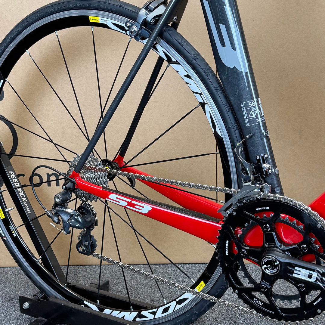 Used Cervelo S3, 11-speed Shimano Ultegra, Carbon Fiber Road Bike, 58cm