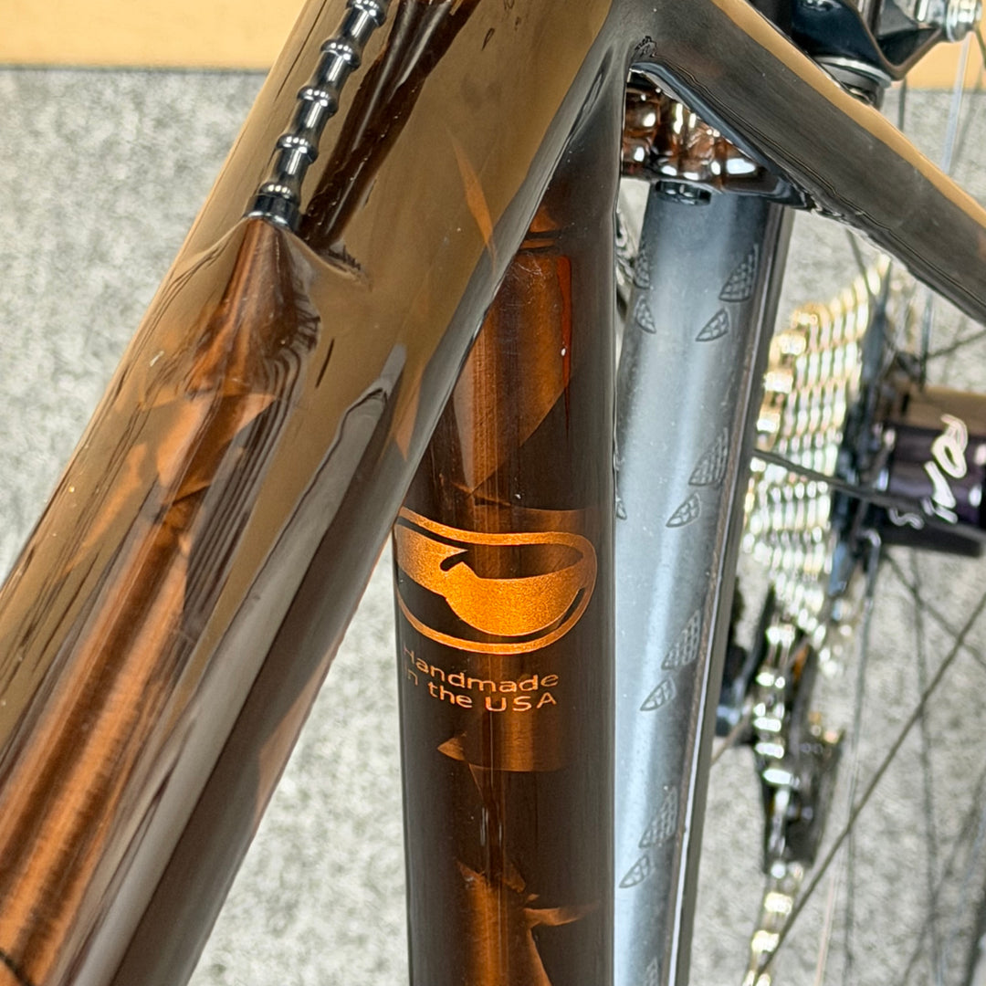 Used Crumpton, Fully Custom, Carbon Road Bike, ENVE cockpit, 13 pounds, 56cm