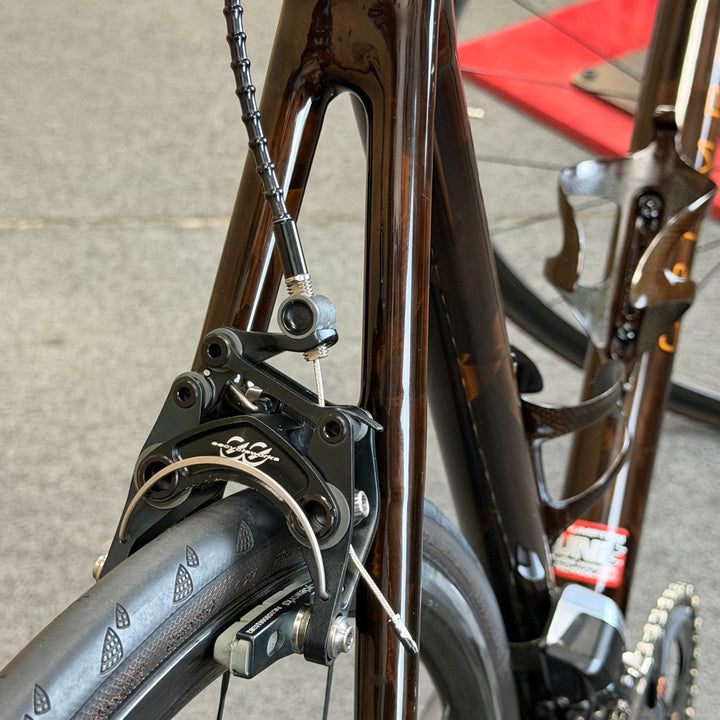 Used Crumpton, Fully Custom, Carbon Road Bike, ENVE cockpit, 13 pounds, 56cm