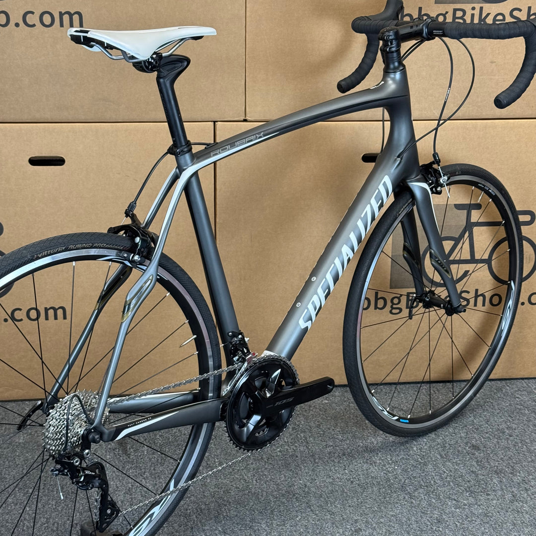 Used Specialized Roubaix SL4, 11-speed Shimano 105, Carbon Road Bike-2015, 61cm
