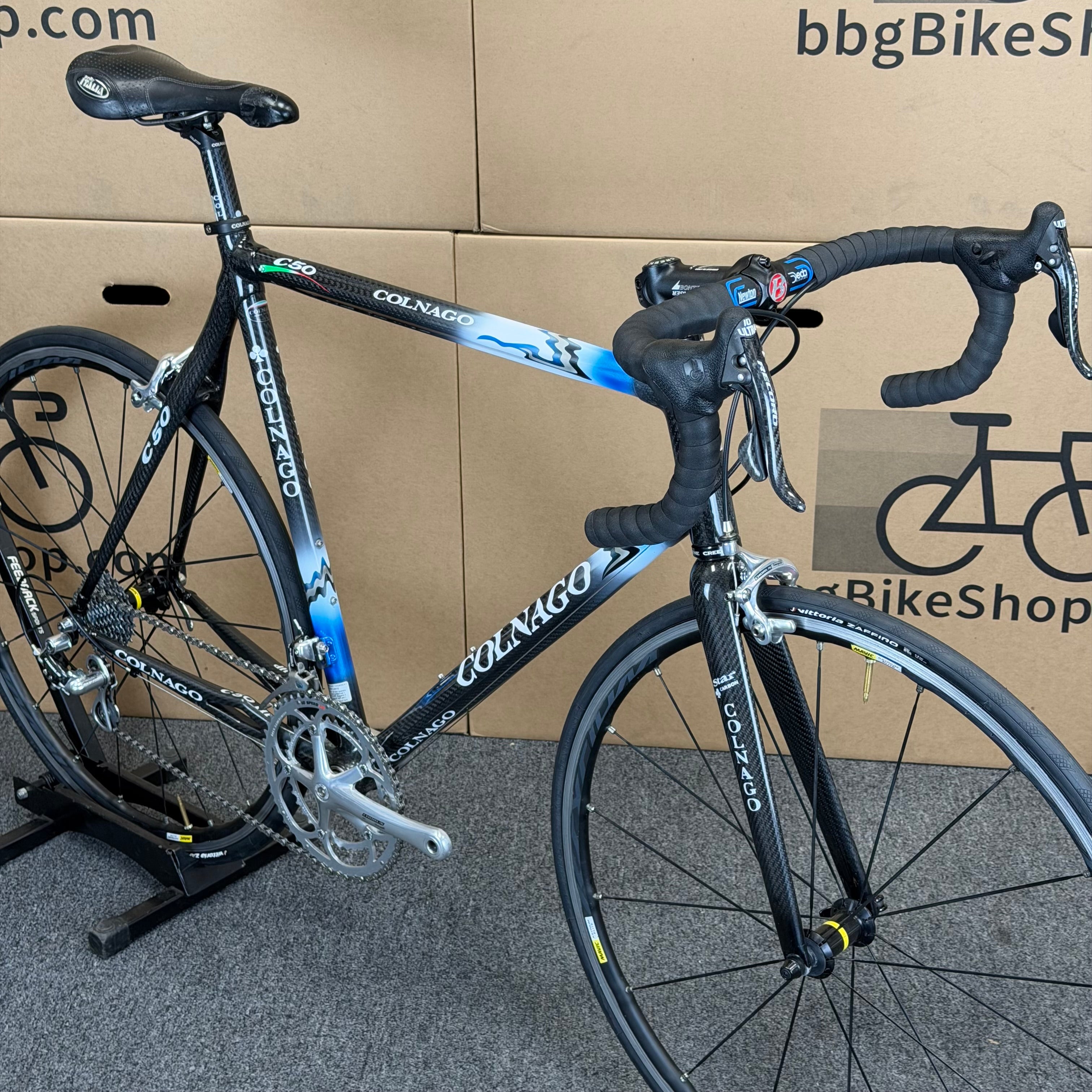 Used Colnago C50, Carbon Fiber Road Bike, Campagnolo Chorus, 58cm