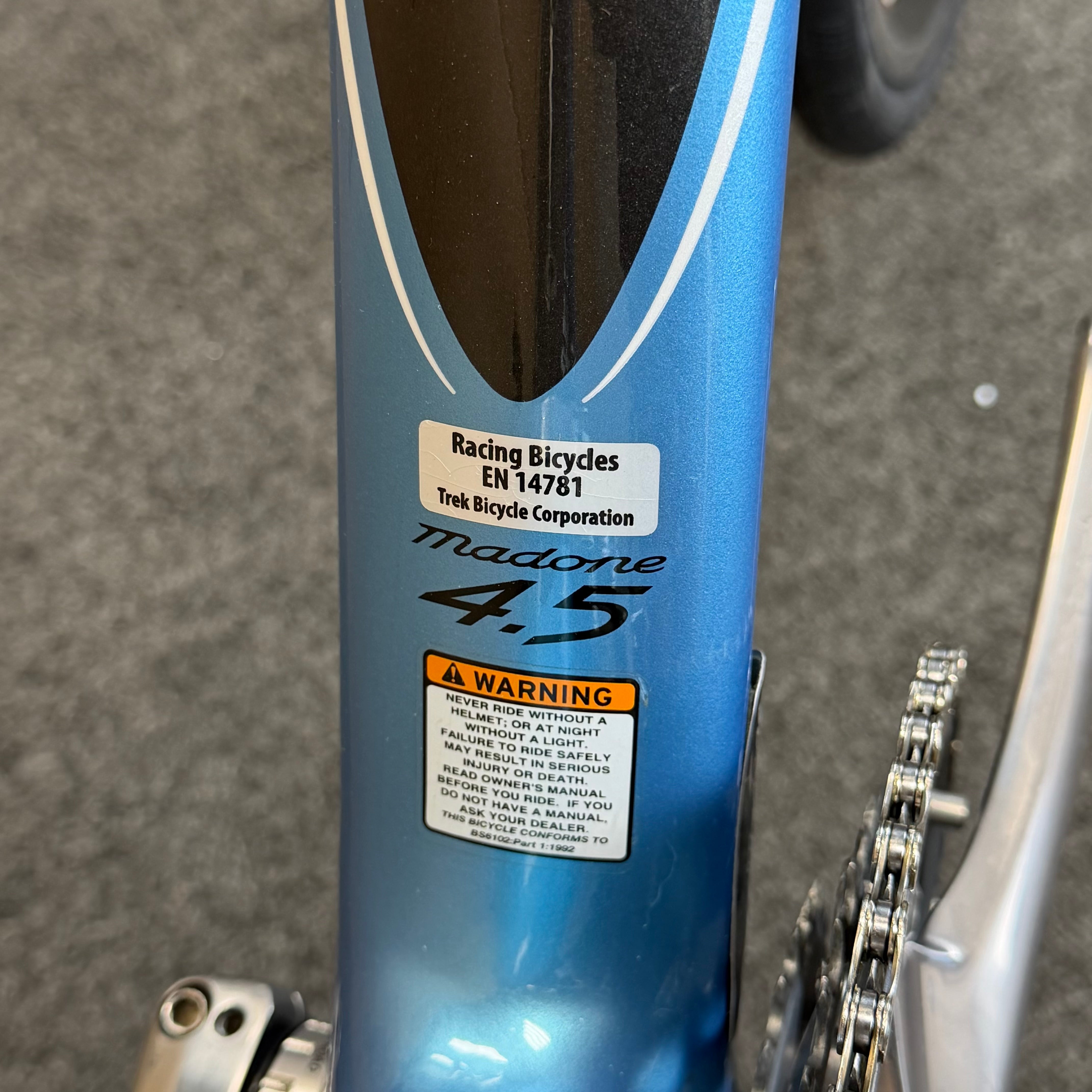 Used Trek Madone 4.5 WSD, Women's Carbon Fiber Road Bike, 50cm