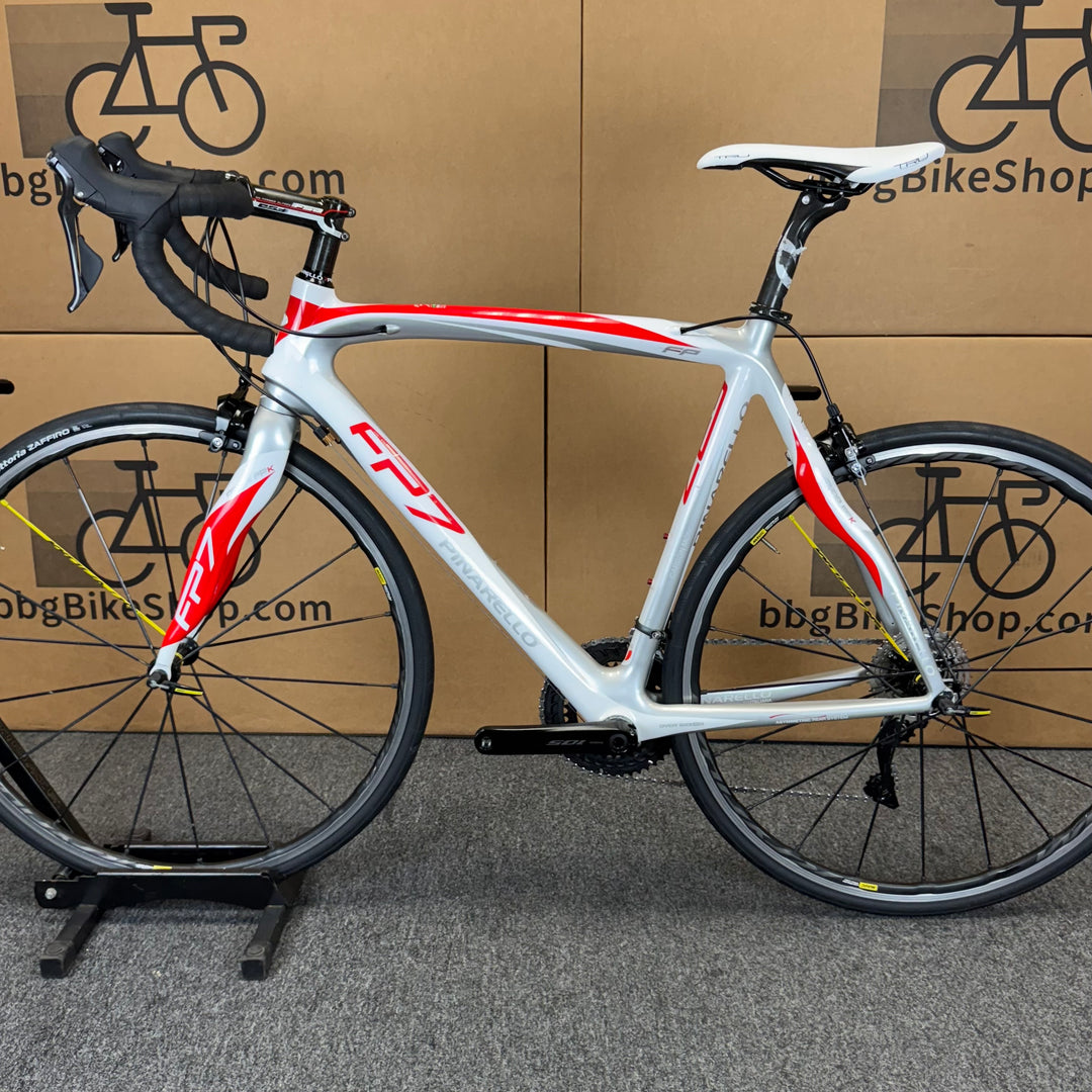 Used Pinarello FP7, 11-speed Shimano 105, Carbon Road Bike-2012, 55cm (56cm)