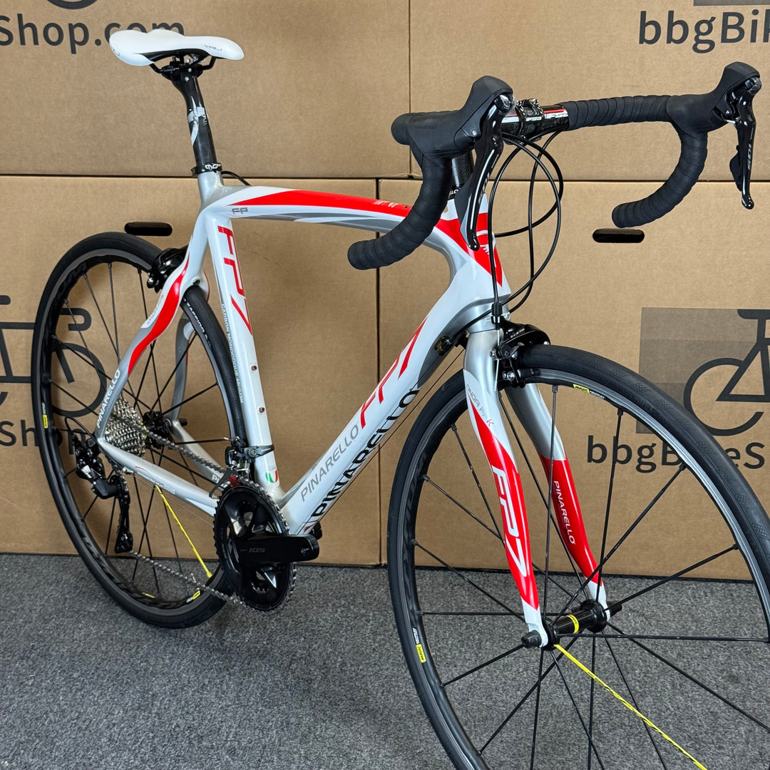 Used Pinarello FP7, 11-speed Shimano 105, Carbon Road Bike-2012, 55cm (56cm)