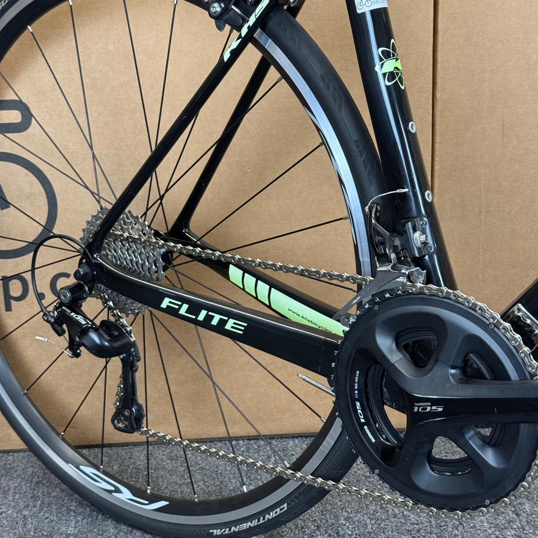 Used KHS Flite 750, 11-speed Shimano 105, Carbon Fiber Road Bike-2017, 52cm