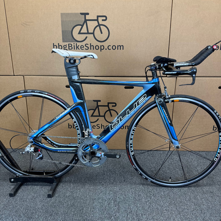 Used Blue Triad, Carbon Fiber Triathlon Bike-2012, 52cm