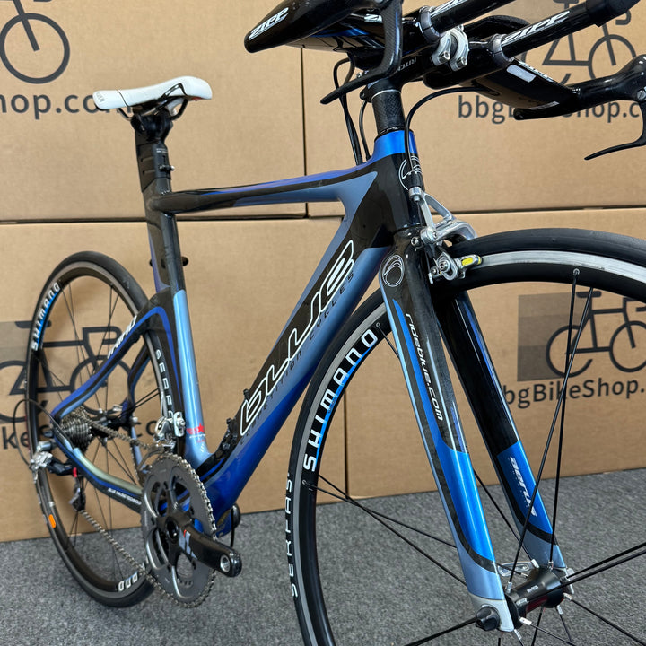 Used Blue Triad, Carbon Fiber Triathlon Bike-2012, 52cm