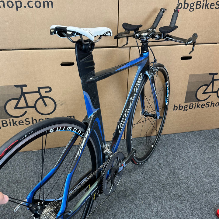 Used Blue Triad, Carbon Fiber Triathlon Bike-2012, 52cm