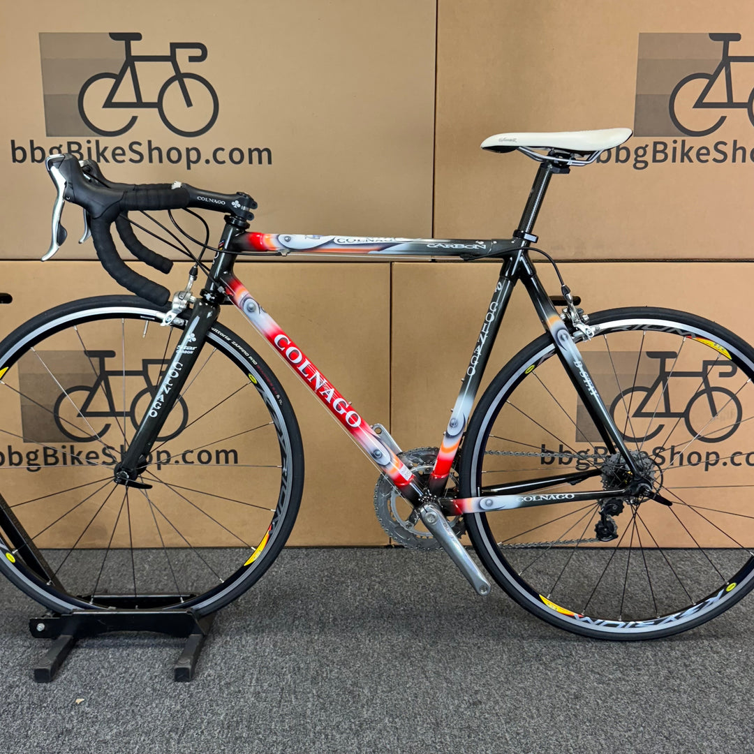 Used Colnago C40, Vintage Italian Carbon Fiber Road Bike-2004, 55cm