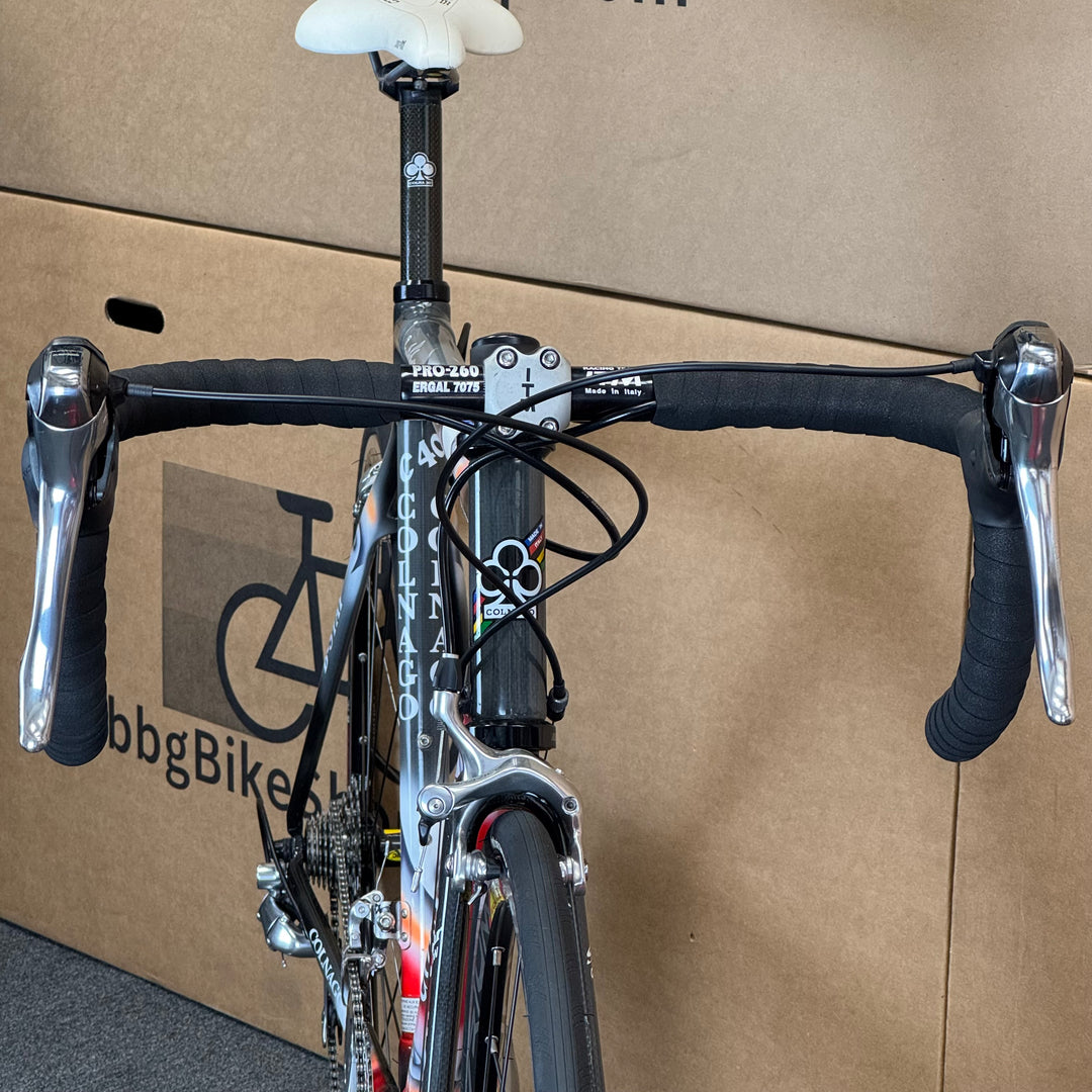 Used Colnago C40, Vintage Italian Carbon Fiber Road Bike-2004, 55cm