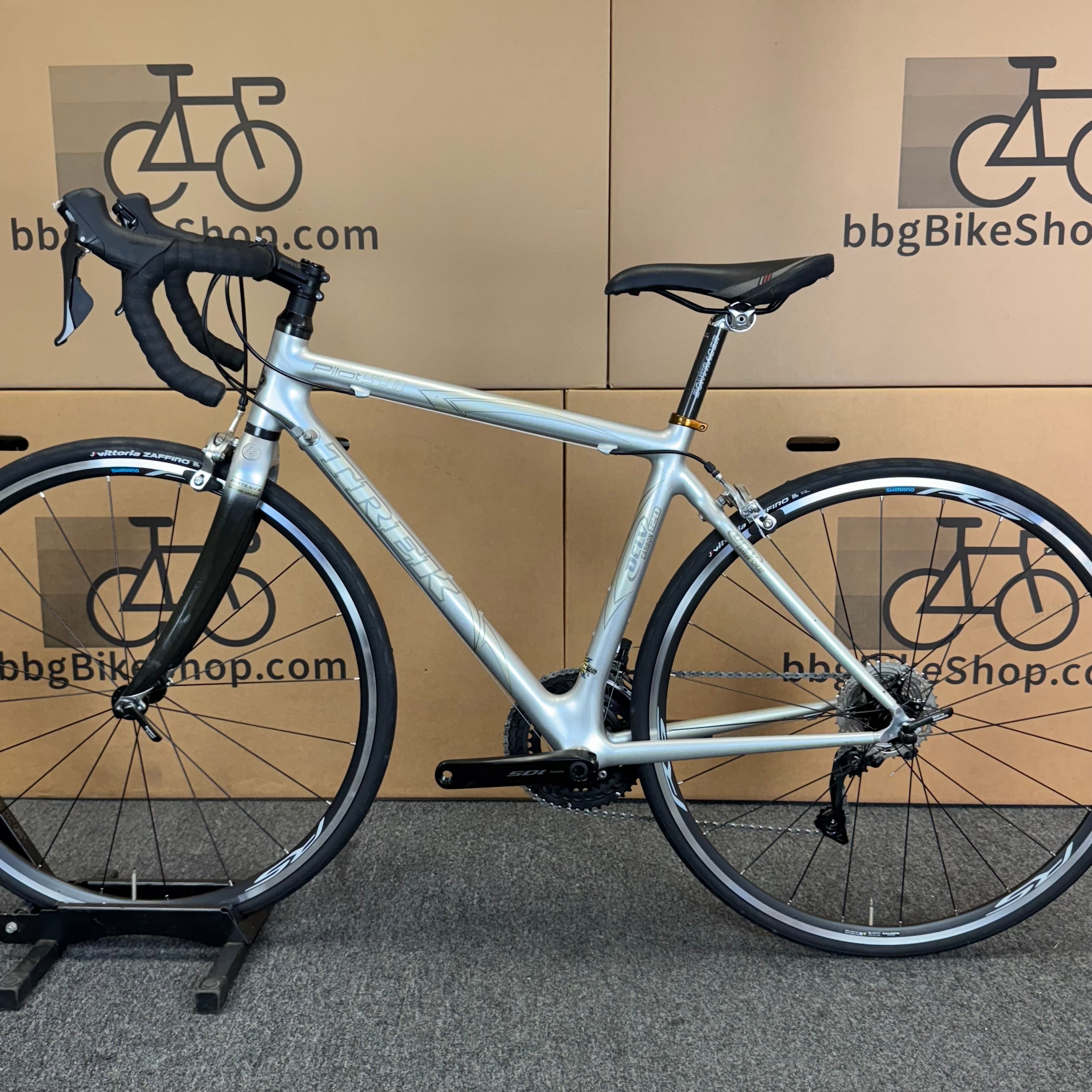 Used Trek Pilot 5.0, 11-speed Shimano 105, Carbon Fiber Road Bike