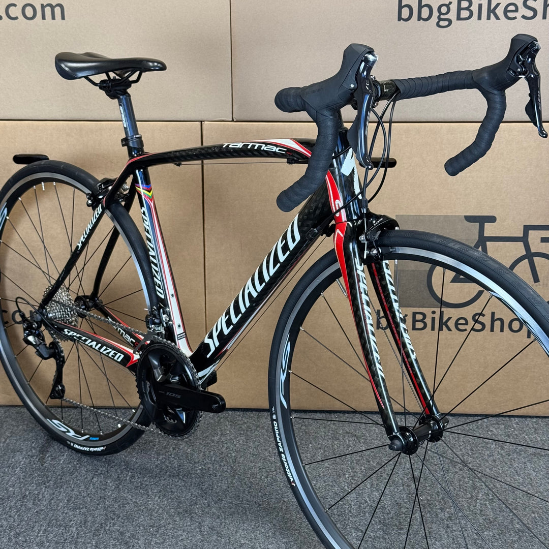 Used Specialized Tarmac Pro SL, 11-speed Shimano 105, Carbon Road Bike-2009, 54cm