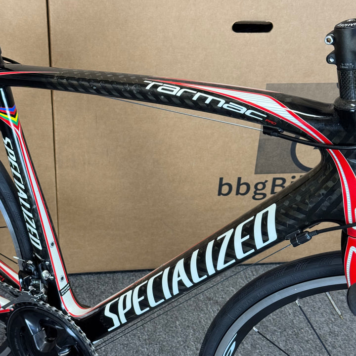 Used Specialized Tarmac Pro SL, 11-speed Shimano 105, Carbon Road Bike-2009, 54cm