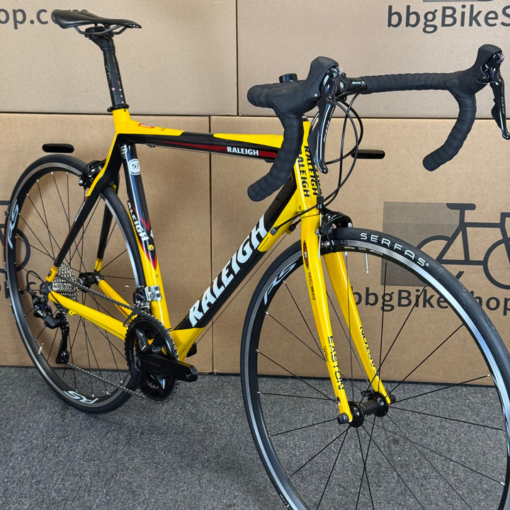 Used Raleigh Team, 11-speed Shimano 105, Carbon Fiber Road Bike-2009, 57cm