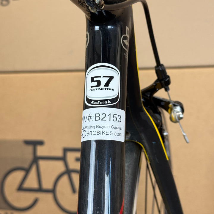 Used Raleigh Team, 11-speed Shimano 105, Carbon Fiber Road Bike-2009, 57cm