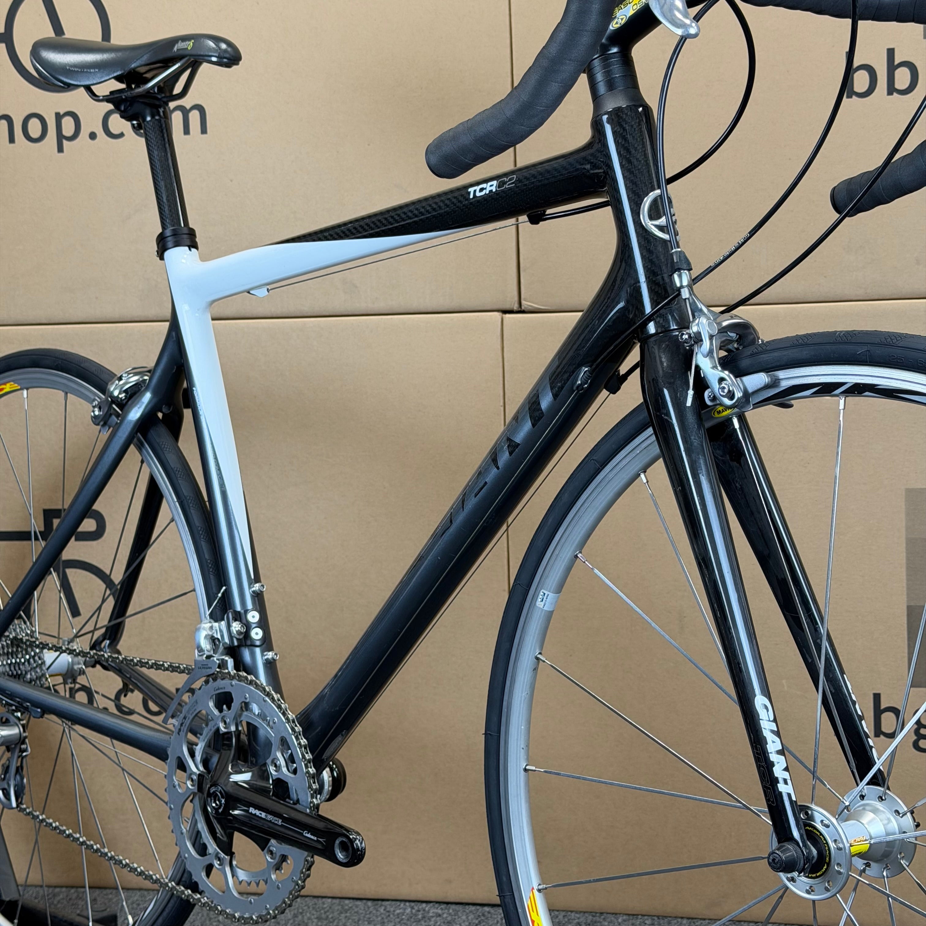 Used Giant TCR C2, Carbon Fiber Road Bike-2007, 56cm