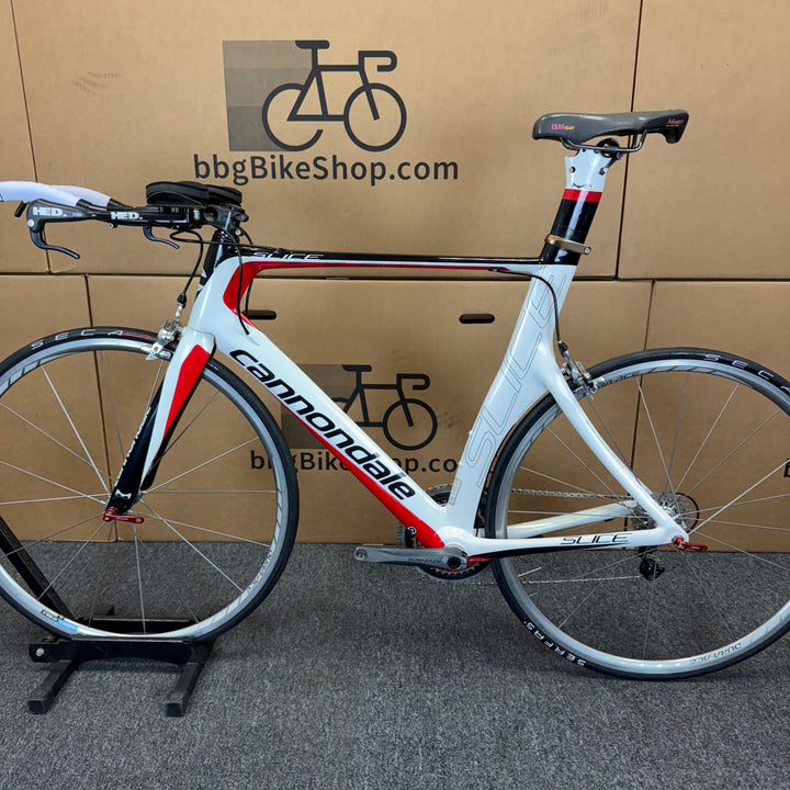 Used Cannondale Slice Hi-Mod 2, Carbon Fiber Triathlon Bike-2010, 60cm