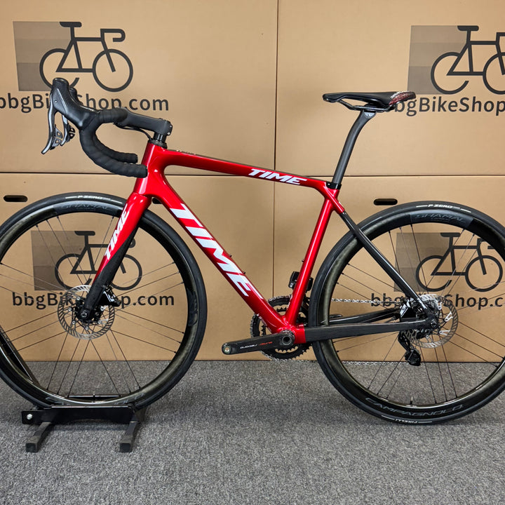 Demo TIME Alpe d’Huez Disc, Campagnolo Super Record WRL, Climbing Road Bike, S