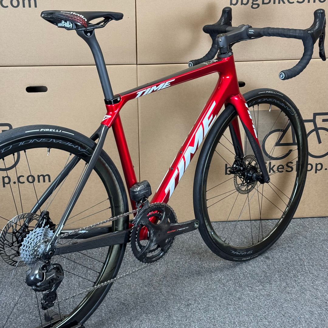 Demo TIME Alpe d’Huez Disc, Campagnolo Super Record WRL, Climbing Road Bike, S