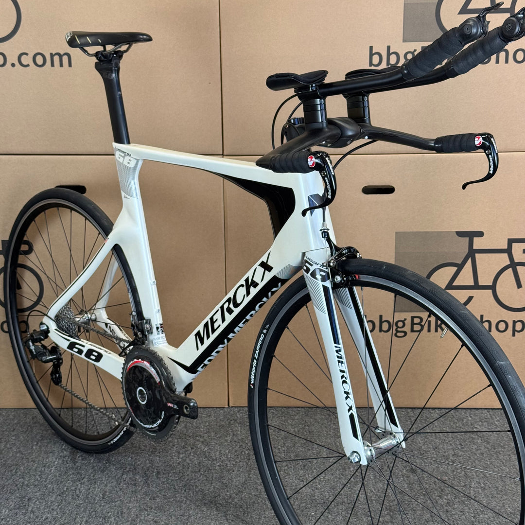 Used Eddy Merckx Lugano 68, Campagnolo Chorus, Triathlon Carbon Bike-2018, 58cm