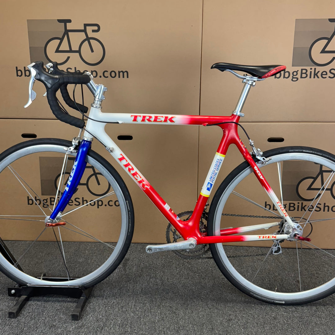Used Vintage Trek 5500 USPS, OCLV Carbon Fiber Road Bike-1998, 56cm