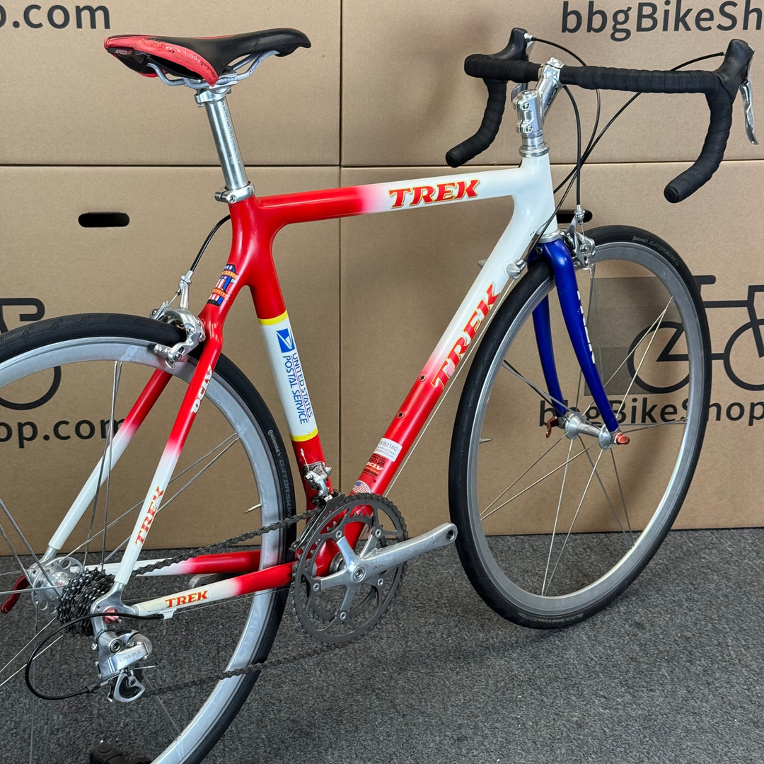 Used Vintage Trek 5500 USPS, OCLV Carbon Fiber Road Bike-1998, 56cm