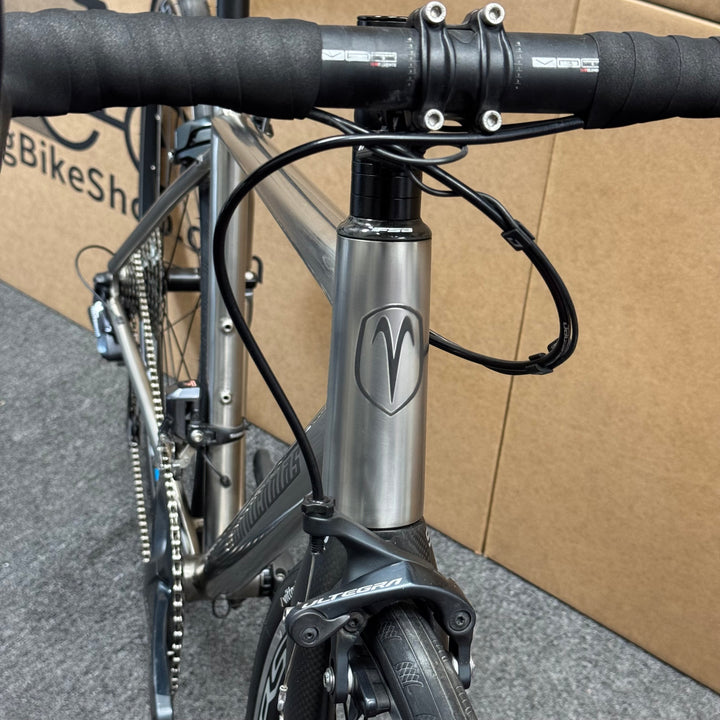 50cm Van Nicholas Titanium Road Bike, Shimano Ultegra Di2 11-speed, Carbon Fork