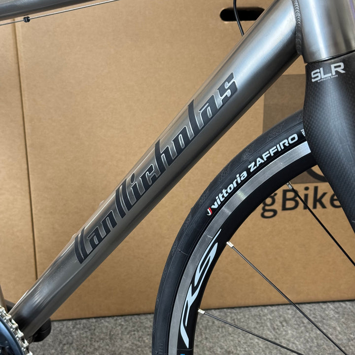 50cm Van Nicholas Titanium Road Bike, Shimano Ultegra Di2 11-speed, Carbon Fork