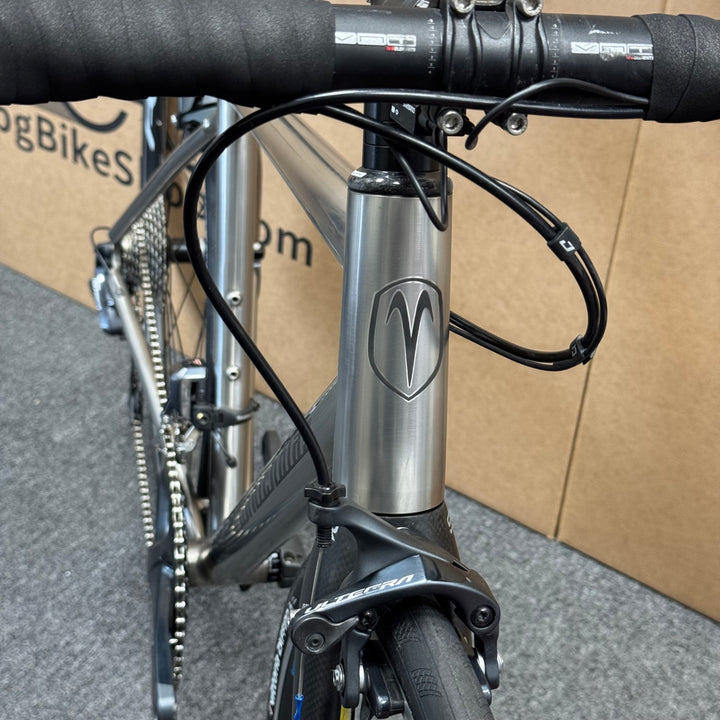 52cm Van Nicholas Titanium Road Bike, Shimano Ultegra Di2 11-speed, Carbon Fork