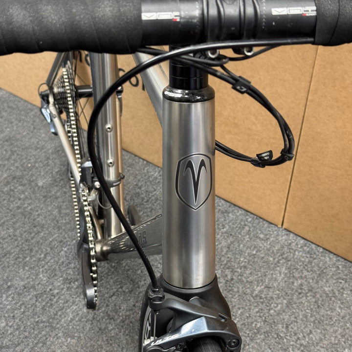 56cm Van Nicholas Titanium Road Bike, Shimano Ultegra Di2 11-speed, Carbon Fork