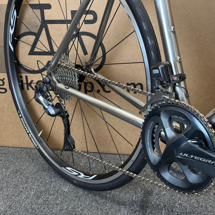 58cm Van Nicholas Titanium Road Bike, Shimano Ultegra Di2 11-speed, Carbon Fork