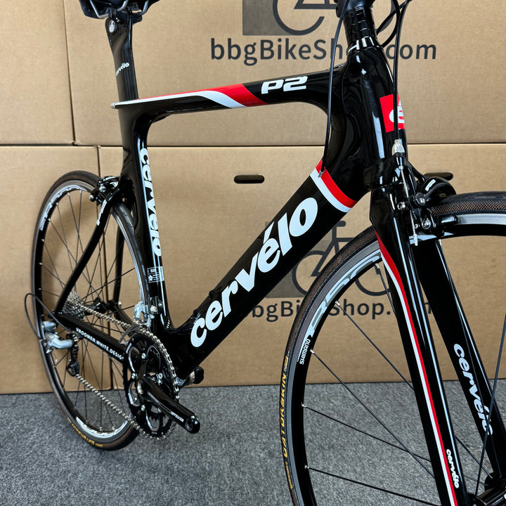 Used Cervelo P2, Carbon Fiber Triathlon Bike-2012, 58cm