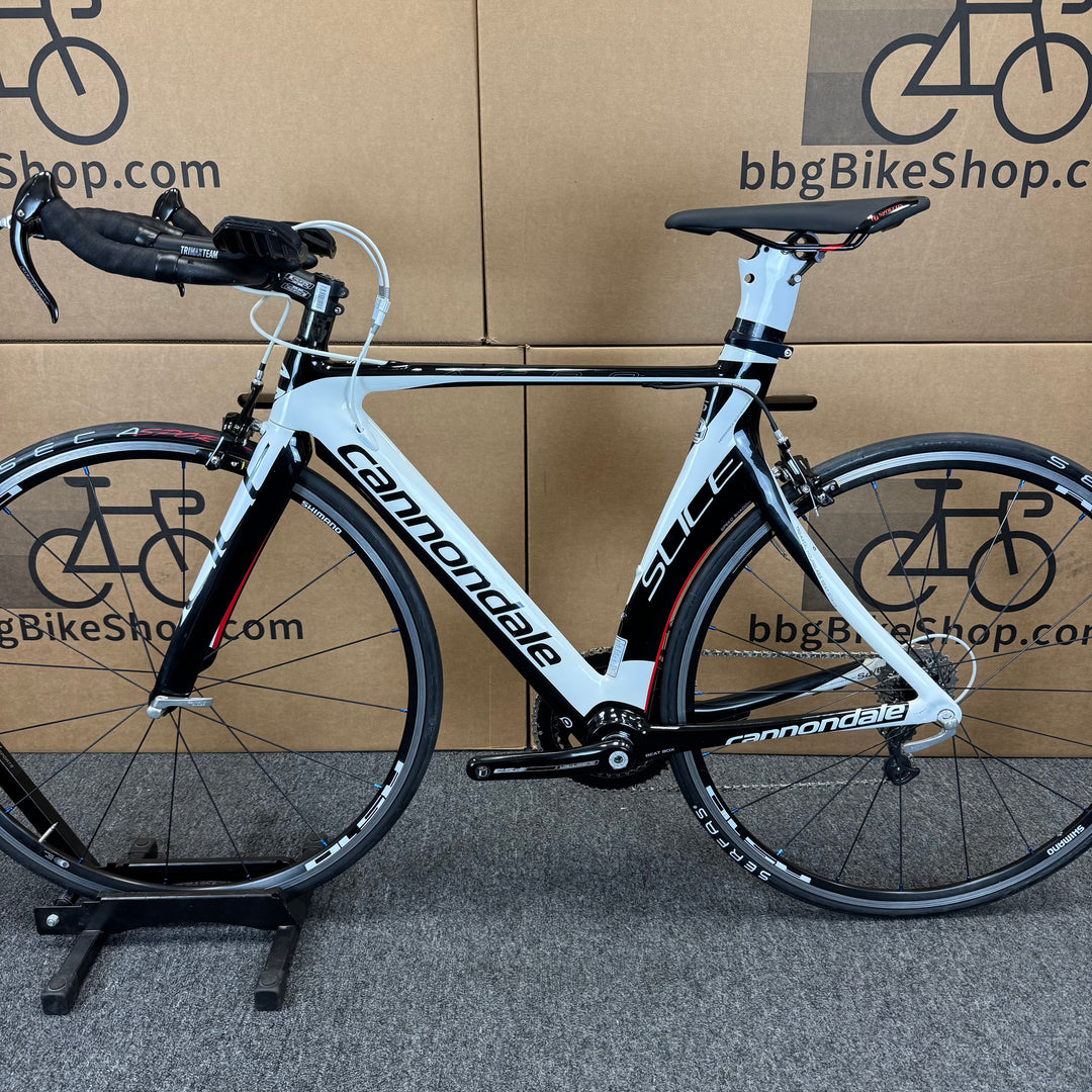 Used Cannondale Slice 5, Carbon Fiber Triathlon Bike-2014, 51cm