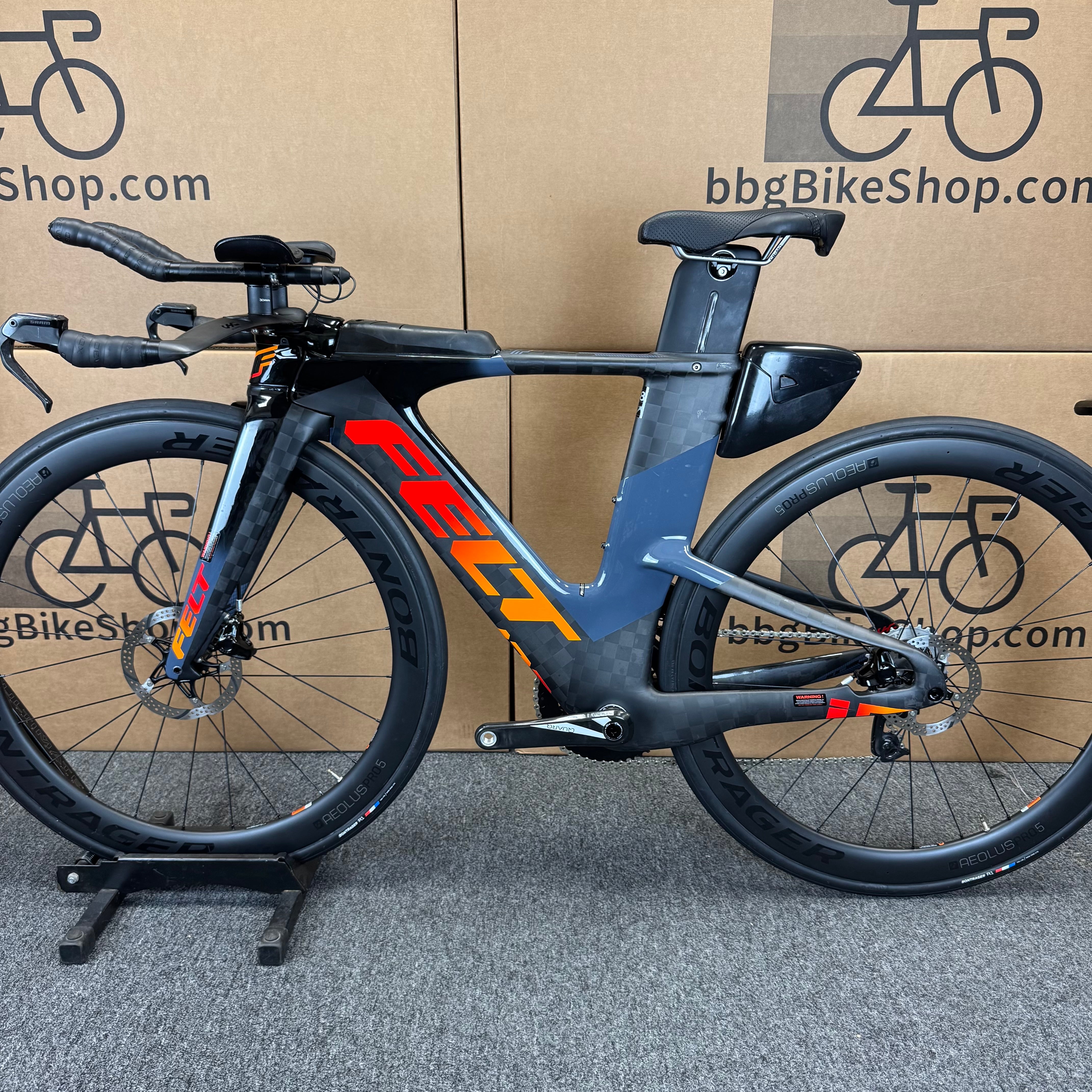 Demo Felt IA2 Disc, Sram Red eTap, Carbon Fiber Triathlon