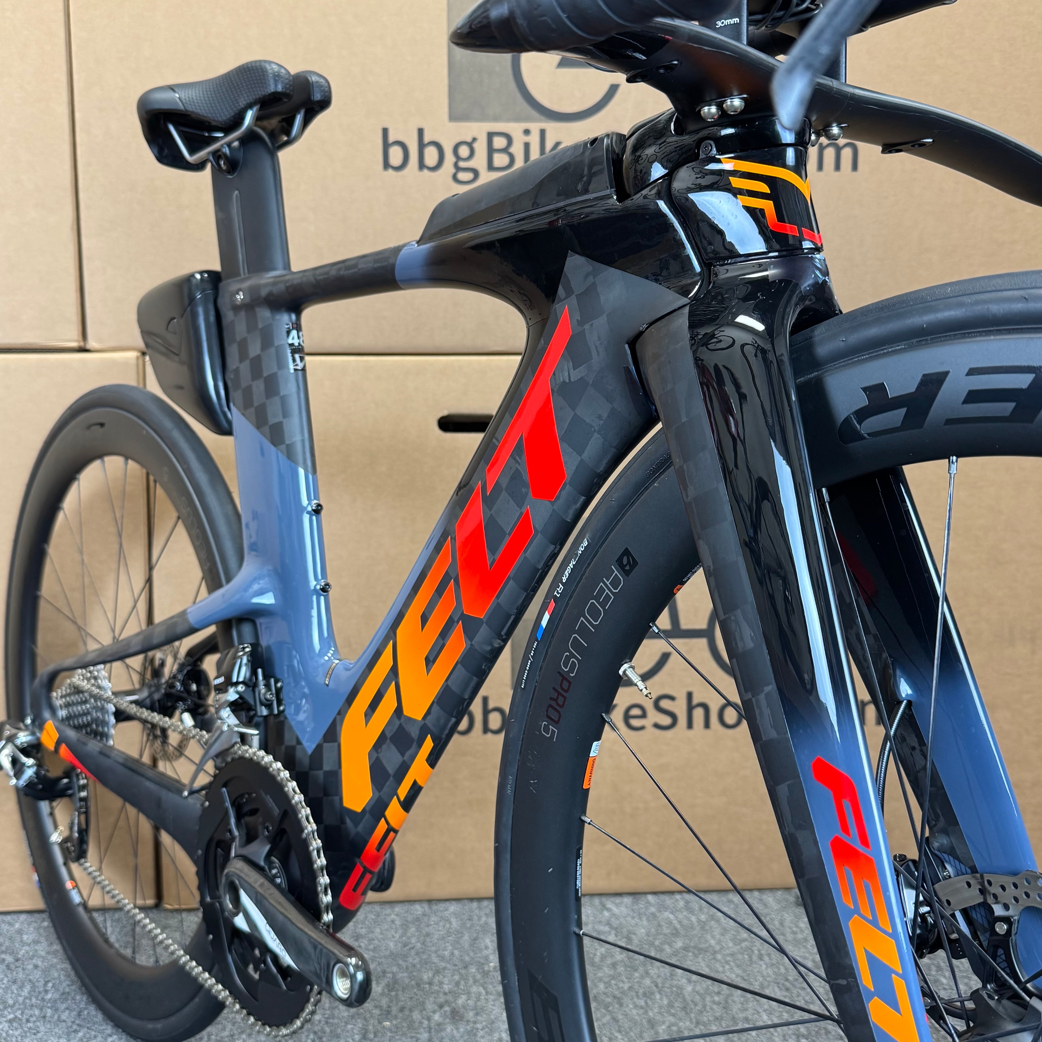 Demo Felt IA2 Disc, Sram Red eTap, Carbon Fiber Triathlon