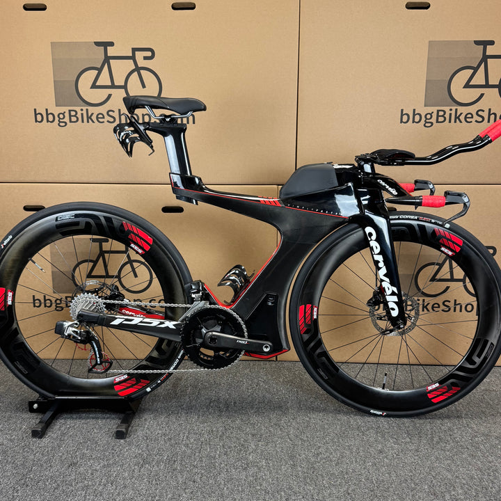 Demo Cervelo P5X, Sram Red eTap, Enve Wheels, Carbon Triathlon Bike-2018, Medium