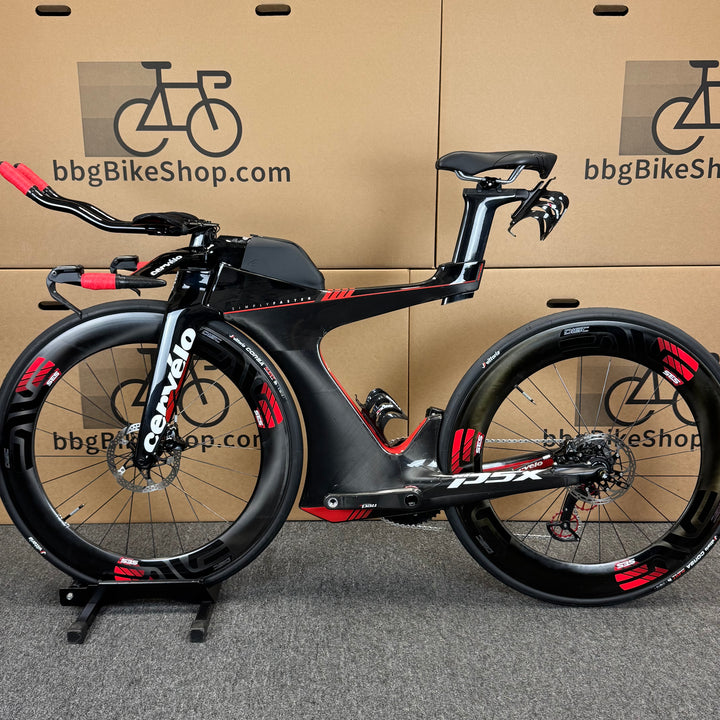 Demo Cervelo P5X, Sram Red eTap, Enve Wheels, Carbon Triathlon Bike-2018, Medium