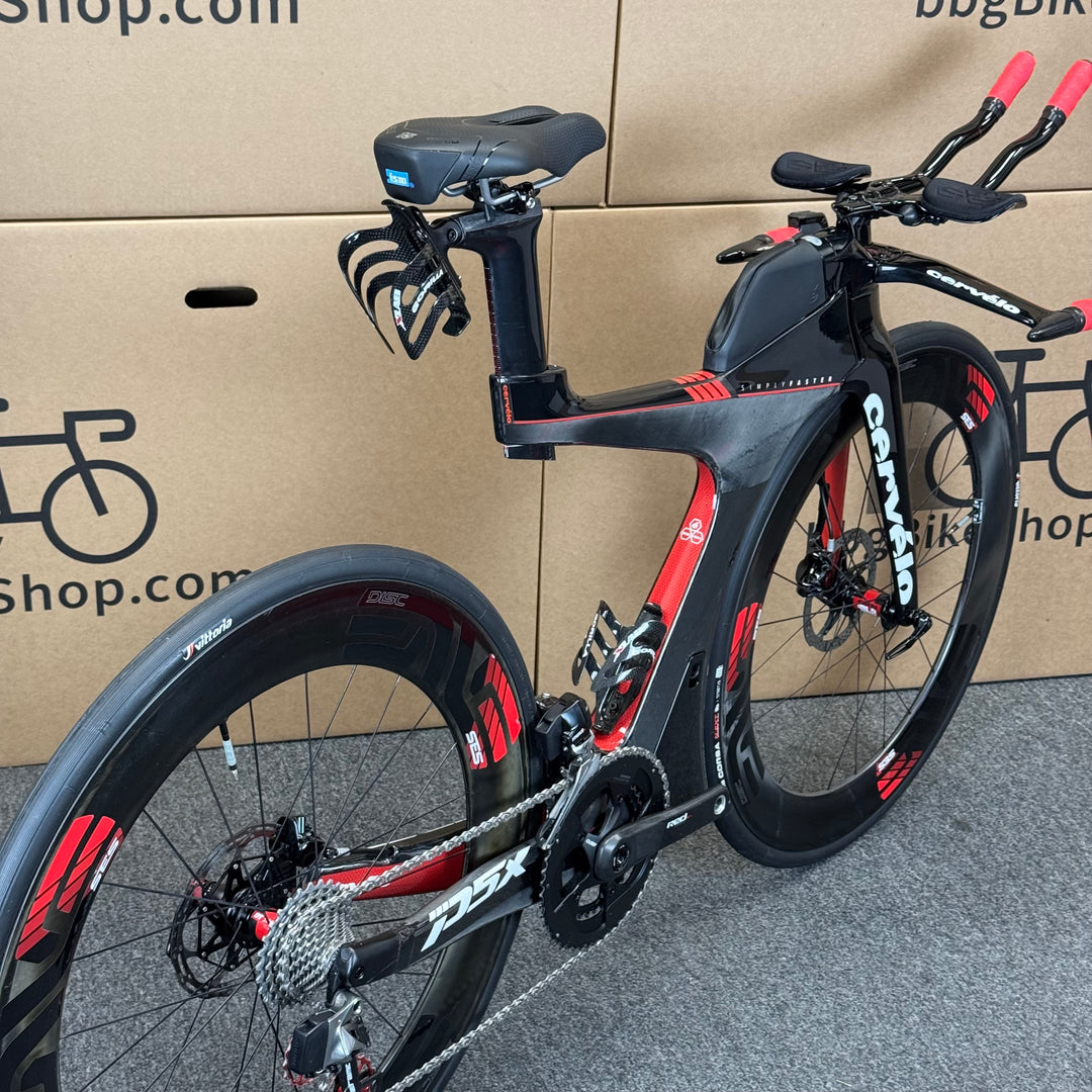 Demo Cervelo P5X, Sram Red eTap, Enve Wheels, Carbon Triathlon Bike-2018, Medium